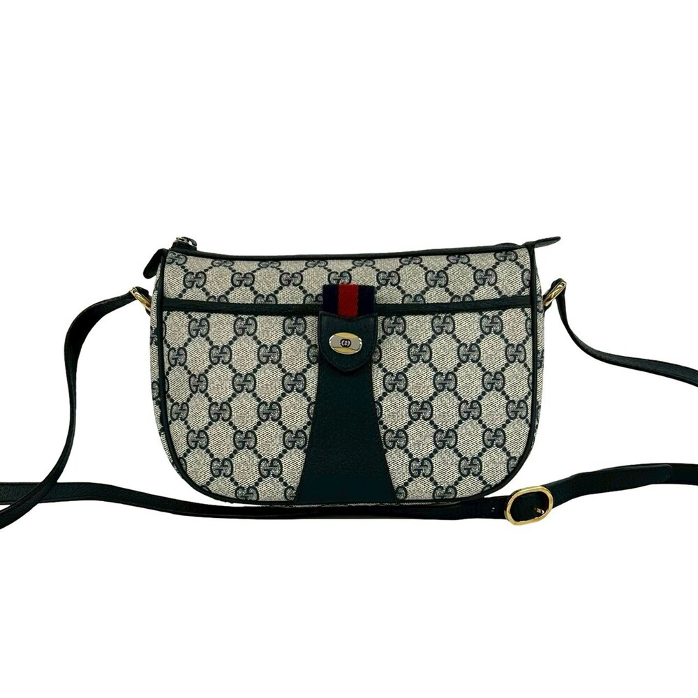 GUCCI Red Leather Shoulder Bag